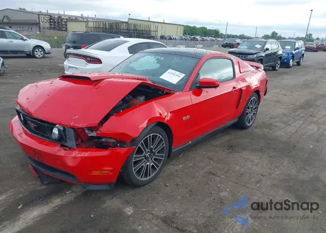 2012 Ford Mustang Gt Premium z USA, uszkodzony, nr VIN 1ZVBP8CF0C5225865